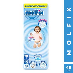 Molfix Diapers Jumbo Ex.Large 6 (16+kg) 48 Pcs